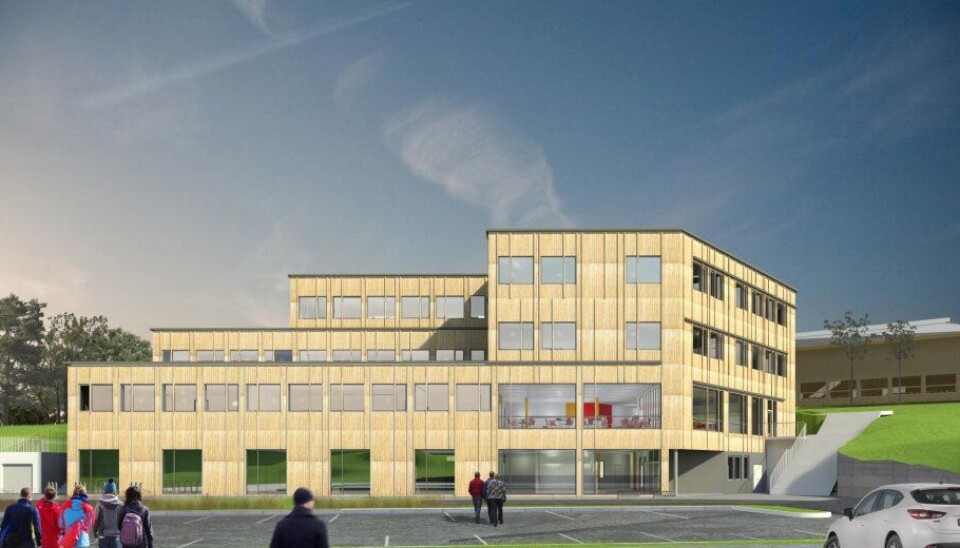 Tveit skole på Askøy utenfor Bergen.