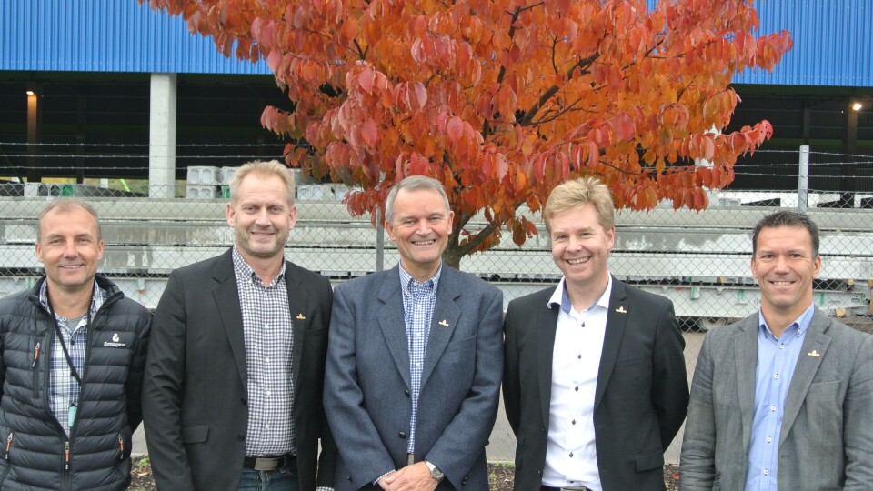 Fra venstre: Asle Ruud, Peter Andersson, Pål Sanne, Nicklas Jarl og Karsten Fredriksson.