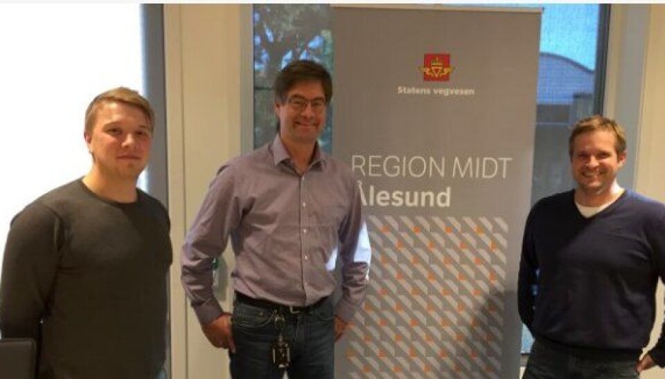 Fra venstre: Øystein Skare, Arne Ola Stavseng og Jan Stian Tafjord.