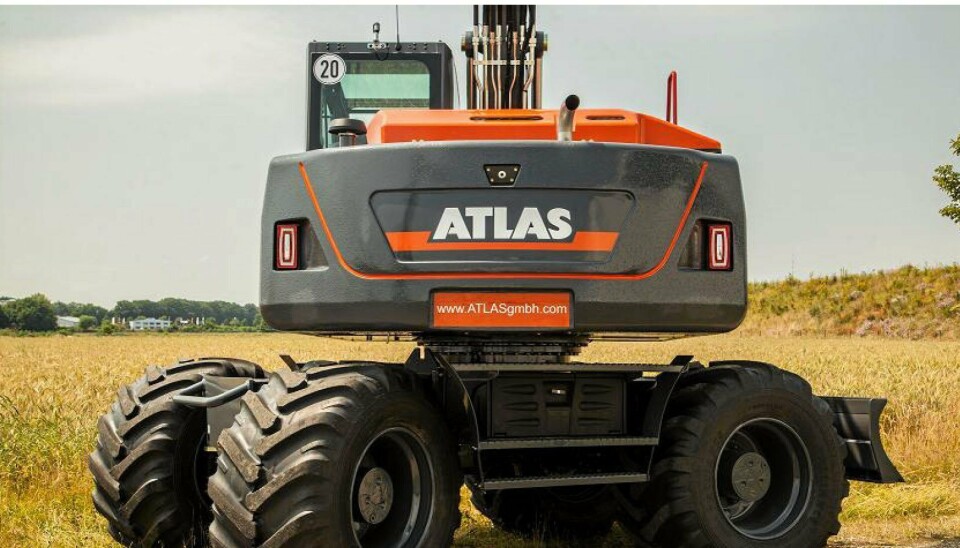 Atlas Big Foot kalles denne hjulgraveren, og man forstår hvorfor.
