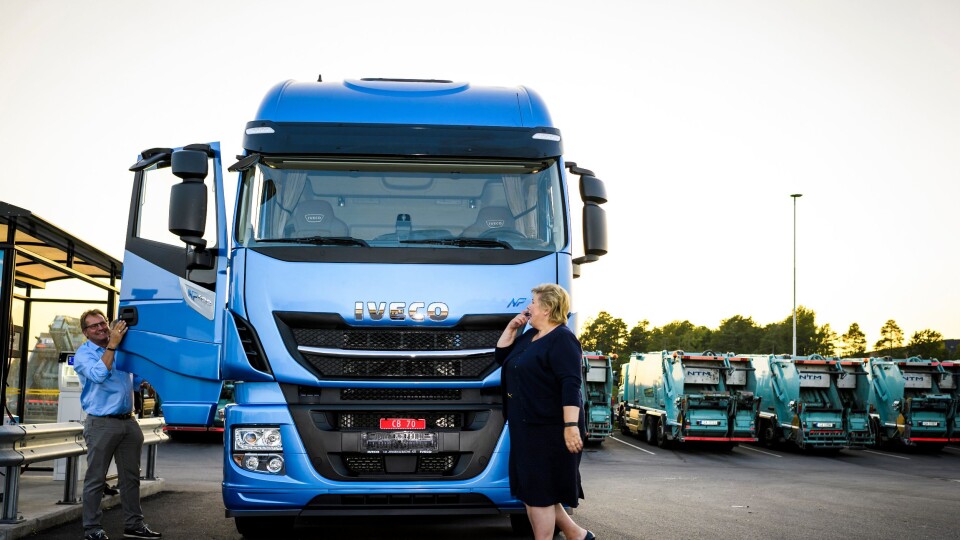 Solberg på tur i Iveco