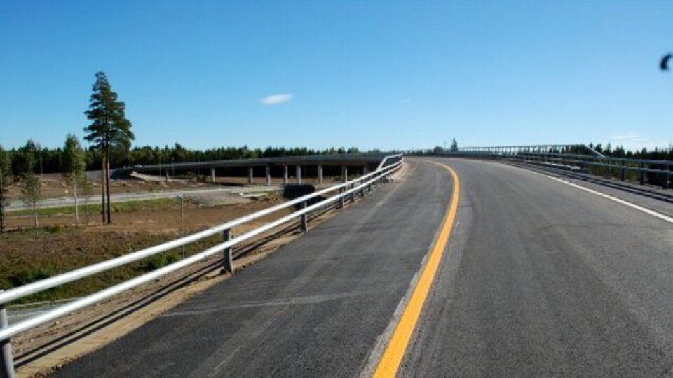 Den nye rampen fra E16 og til E6 i nordgående retning ved Jessheim nord åpner for trafikk natt til torsdag 15. september.