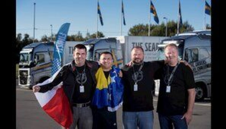 Deltakerne i siste finalerunde var Tomáš Horčička (f.v.) fra Tsjekkia, Emir Salihović fra Bosnia-Herzegovina, Stanislav Martynov fra Russland og Kjetil Dale fra Norge.
