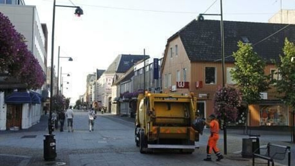 Fare for streik innen renovasjon.