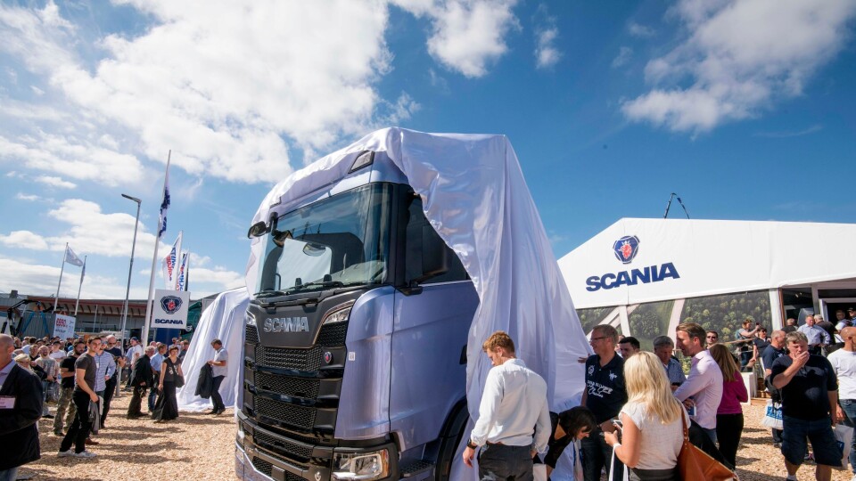For første gang vises den nye Scania S-serien frem på hjemmebane på Elmia Lastbil i Sverige.