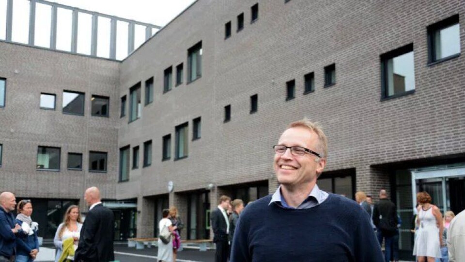 Prosjektleder Roar Pedersen i Undervisningsbygg er stolt over et prosjekt som har gått på skinner.