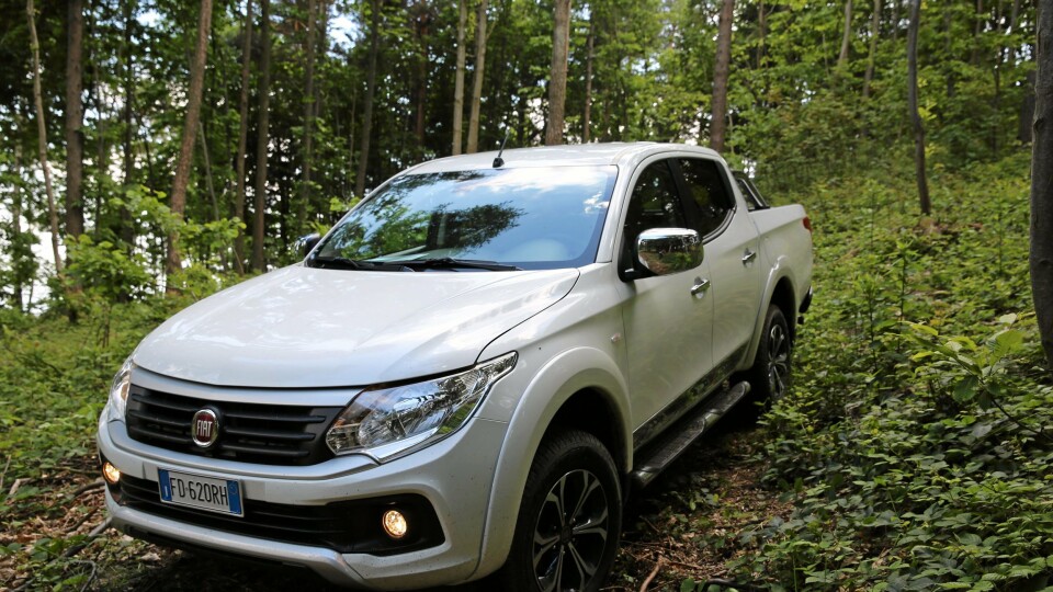 Pickupen Fiat Fullback blir en del av porteføljen hos Auto Center Rogaland AS. Bildet er fra Torino i juni 2016.