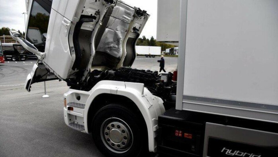 Tine og Scania tester hybrid-lastebil