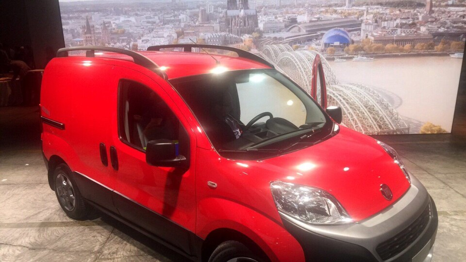 Nye Fiat Fiorino er ikke stor nok innvendig til å kunne registreres som varebil.