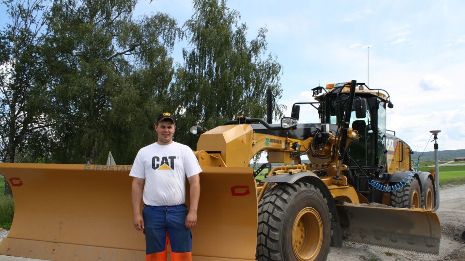 Arkivbilde av ny John Galten-høvel tatt i 2009.