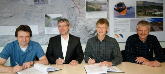 Signerte Filefjell-kontrakt med Strabag