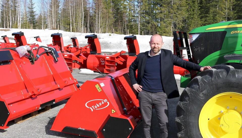 OFFENSIV: Finn Kristian Tokvam, daglig leder for familiebedriften Tokvam AS, gleder seg til å ta fatt på samarbeidet med Felleskjøpet Agri.