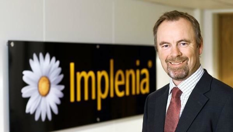 Petter Vistnes, adm. direktør i Implenia Norge, har god grunn til å smile etter gårsdagens tresifrede millionsignering.