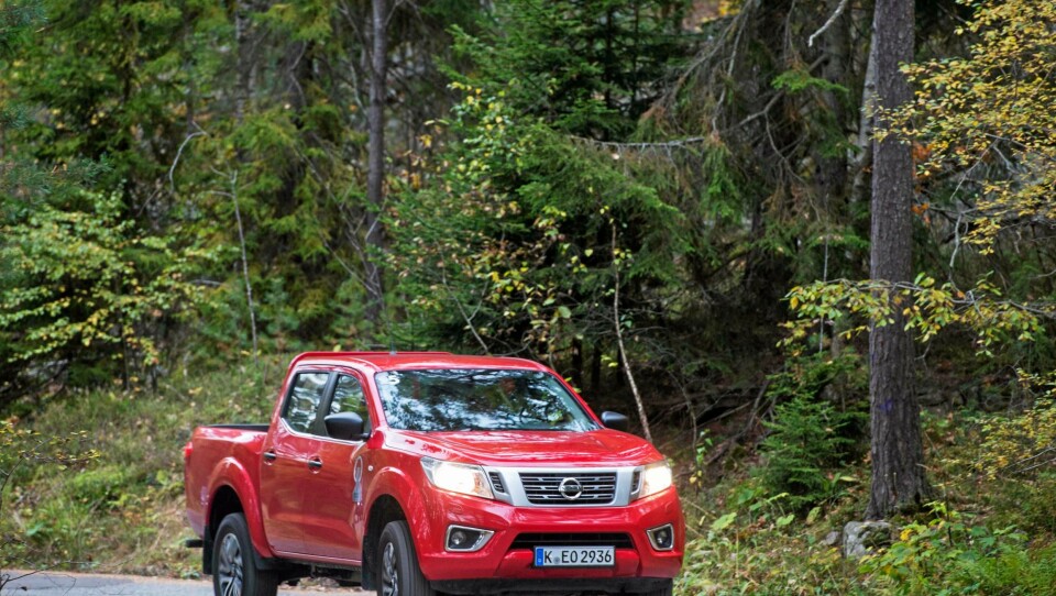 HELT NY: Nissan Navara er en helt ny bil, men slektskapet fra forgjengeren er lett synlig.