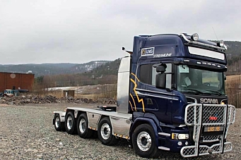 LNS kjøpte Scania som trekker 100 tonn