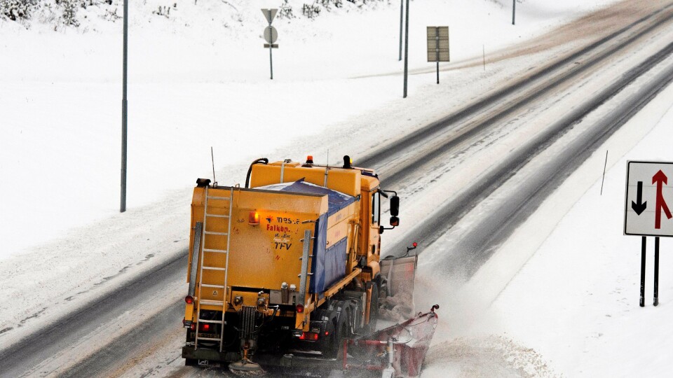 Saltforbruket på norske veier var rekordhøyt sist vinter.