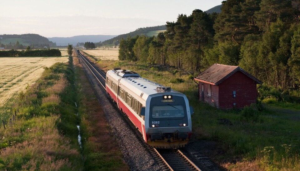 Bilde fra Meråkerbanen.
