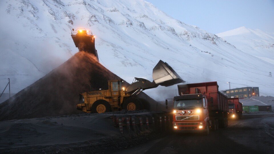Illustrasjonsbilde av gruvedrift på Svalbard. Bildet er fra 2007.