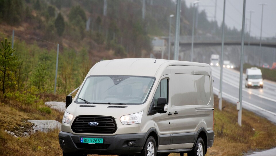 Det er ingen ting å si på fremkommeligheten til Transit 4x4, som vi testet i Oslorunden i høst.