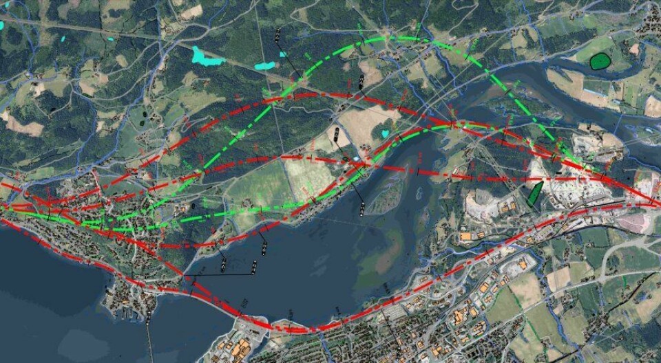 Mange ulike traséalternativer skal utredes: