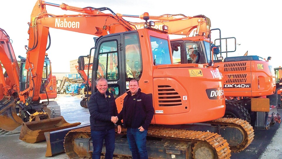 Storkjøp av Doosan-maskiner