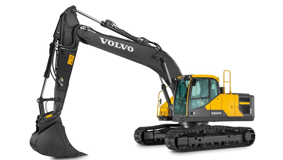 Volvo EC220E er best i en test utført i regi av Volvo Contruction Equipment.