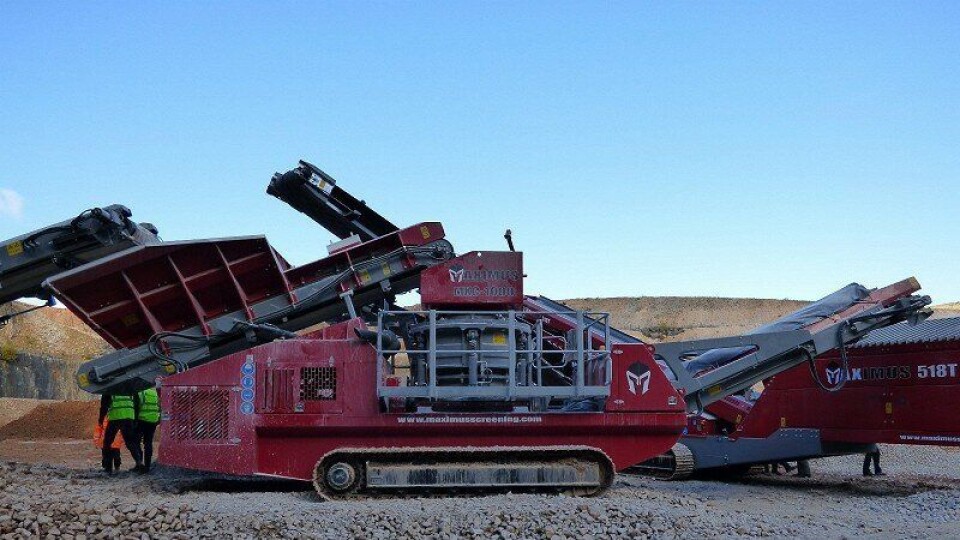 Maximus MXC-1000 konknuser er den minste i en ny serie som skal vises på Bauma til våren.