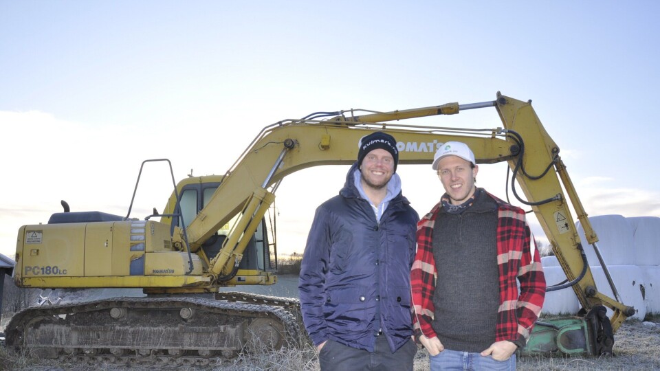 Brødrene Thomas og Philip Granvang satser hardt på å bli ledende på salg av brukte maskiner og landbruksutstyr på nettet.