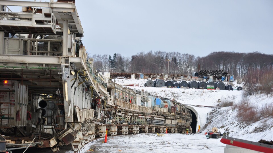Det var tunnelboremaskinen Åsa som til slutt fikk has på Hallandsåsen. Alle