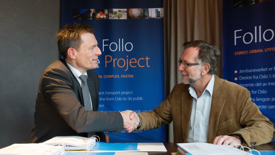 Storkontrakt signert på Follobanen