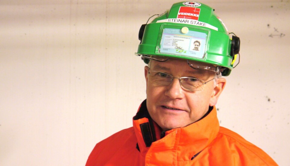 HMS- og miljøsjef Steinar Stake i Veidekke Entreprenør skjerper sikkerheten på Veidekke Entreprenørs bygge- og anleggsplasser.