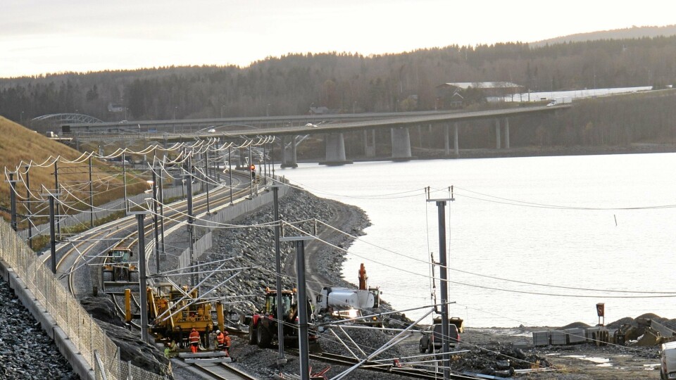 Åpner dobbeltspor langs Mjøsa