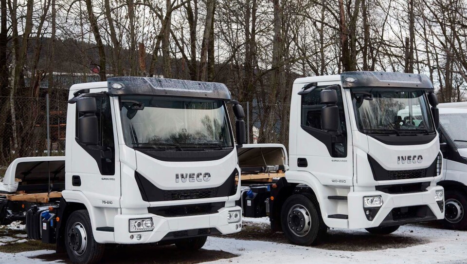 De to første chassisene av årets Truck of the Year vinner, Iveco Eurocargo kom til Norge denne uken.