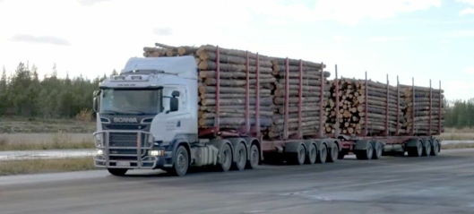 104-tonns vogntog testes i Finland