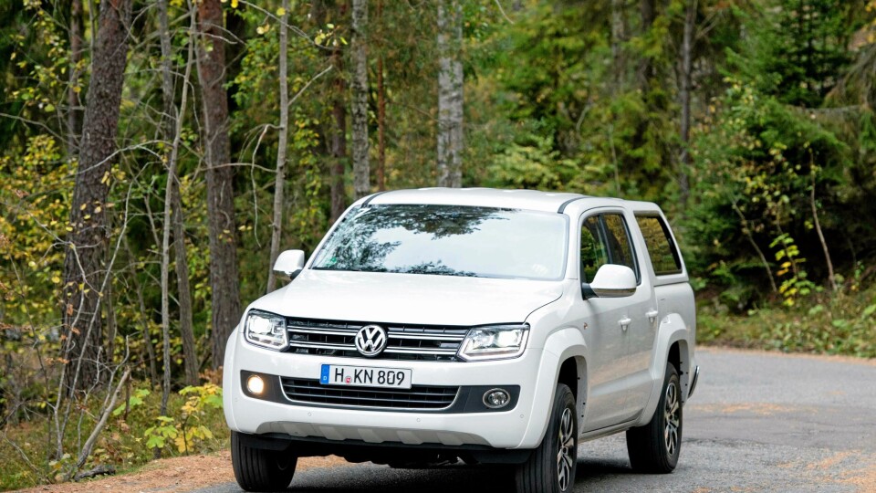 TILTALENDE: VW Amarok er en lettkjørt pick-up.