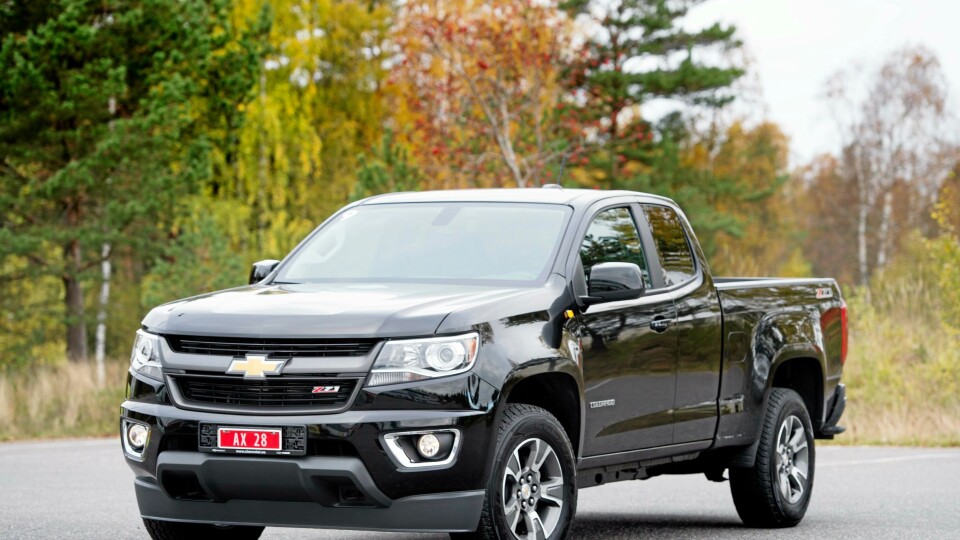 STOR: Chevrolet Colorado er lillebroren, men likevel en stor pick-up.