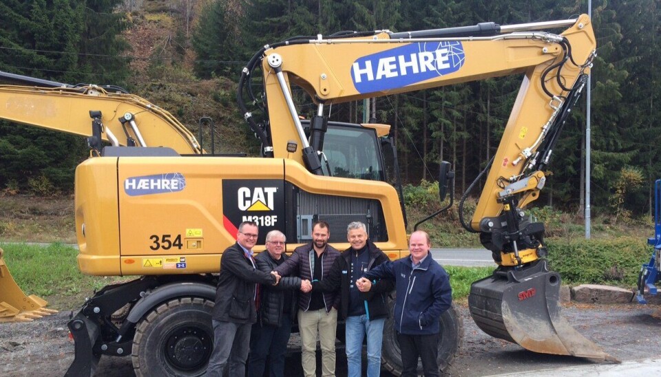 Fra venstre: Erik Sollerud, Sven Erik Sønstehagen, Lars Hæhre, Frank Ole Sørensen og Ole Petter Holene.