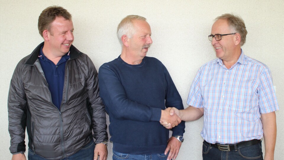 Fra venstre: Tommy Stangeland, Arne Jørmeland og Olav Stangeland.