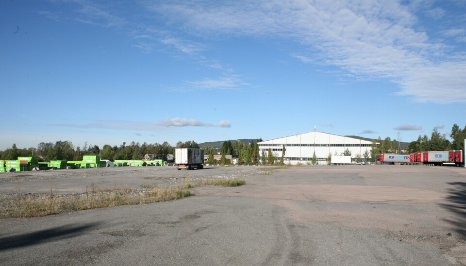 På denne 26 mål store tomten skal det etableres tungbilsenter med fossilfri fyllstasjon og døgnhvileplasser.