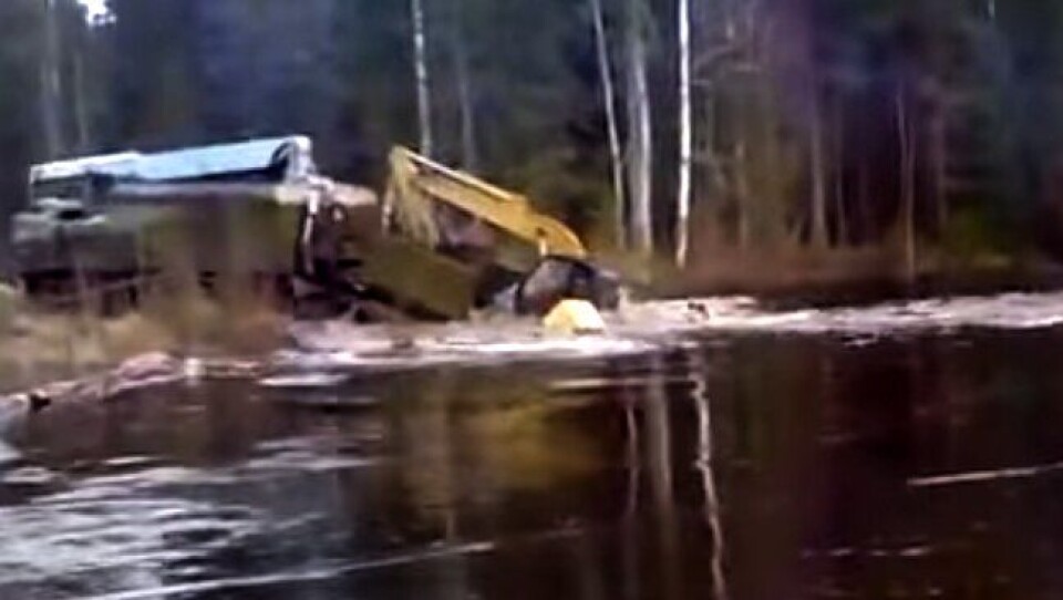 Maskintransport «går dukken»