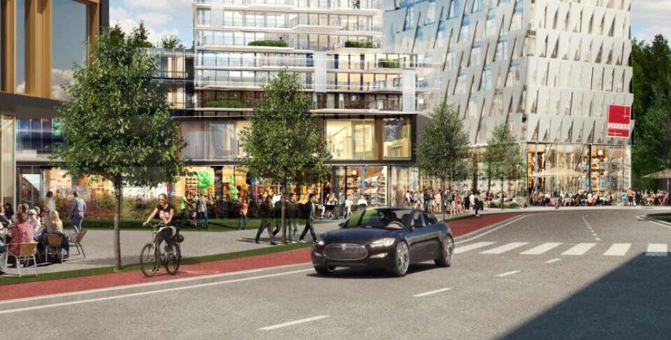 Slik ser Veidekke for seg at det nye hovedkontoret i Oslo skal se ut.