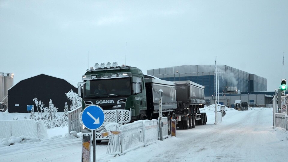 Det svenske selskapet Abecede har kjøpt anrikningsverket (i bakgrunnen) og «deler av logistikkløsningen» av konkursboet etter Northlens Resources.