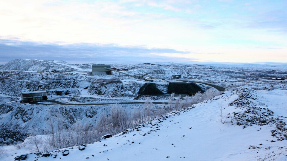 Underskuddet etter skatt var på 181 millioner dollar for Northern Iron Limited, Sydvaranger Gruves morselskap, i 2014.