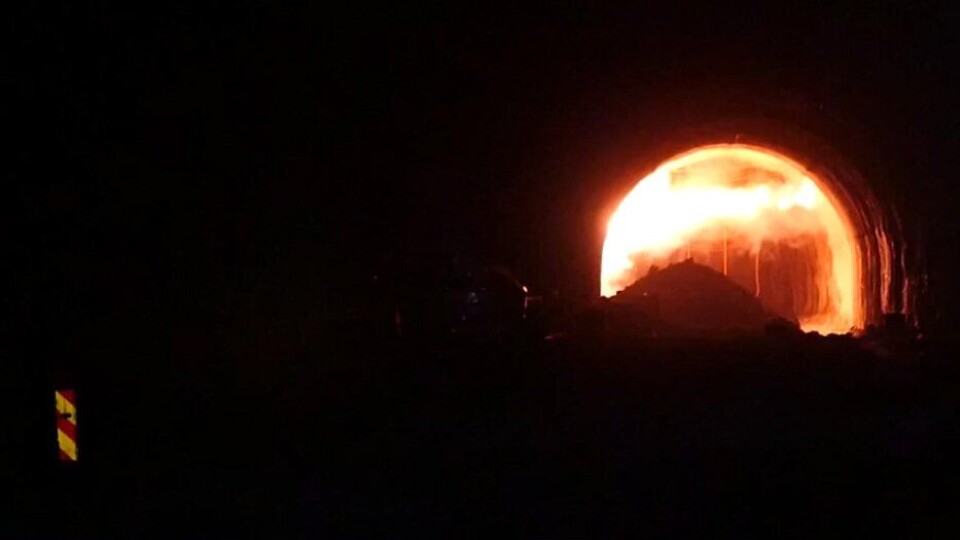 Siste salven gikk i Eidangertunnelen