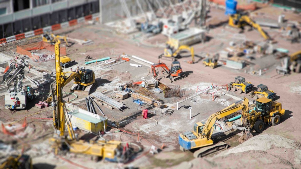 MASKINLØSNING: Trackunit leverer flåtestyring til maskinparker.