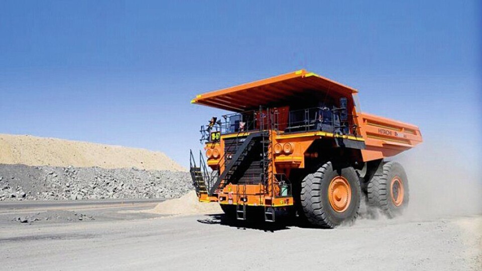 Innen 2017 skal Hitachi-trucken EH4000 (380 tonn) klare jobben sin uten fører.