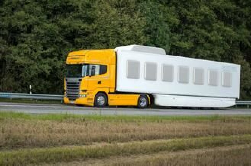 Slik ser Scanias 'prompefangerhenger' ut.