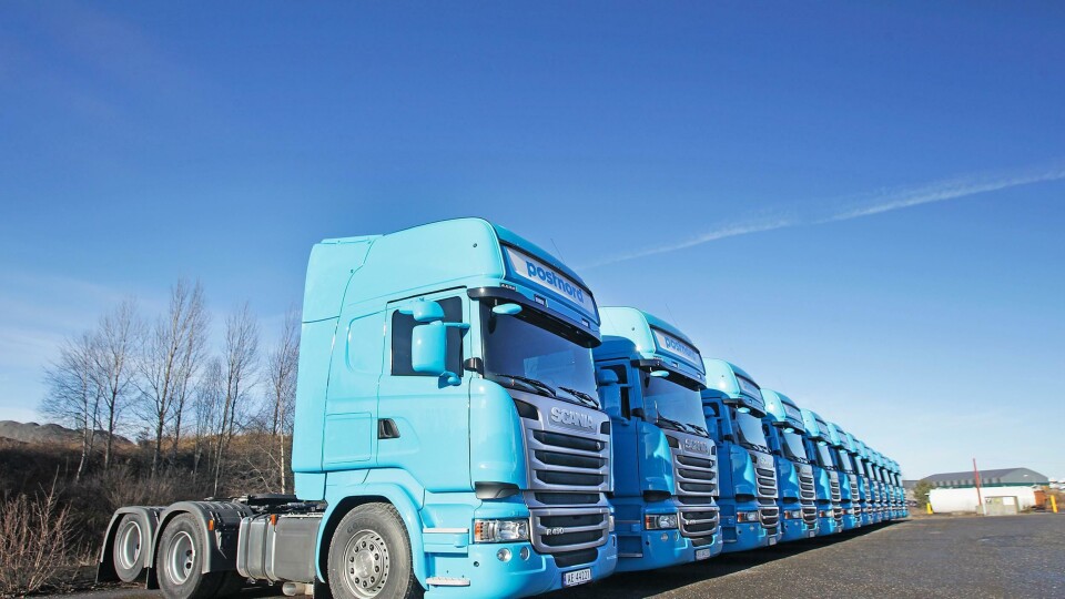 Fikk levert 12 nye Scaniaer