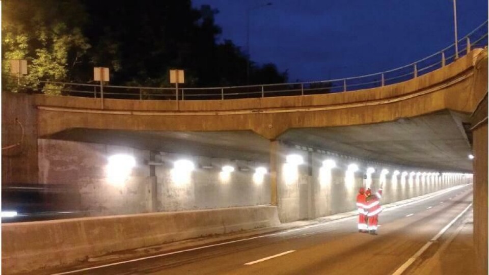 Tunnelen skal rehabiliteres ett løp av gangen, mens trafikken skal sluses gjennom det andre løpet.