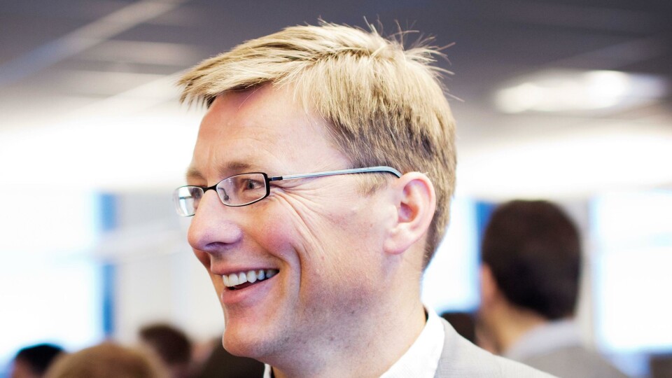 Pål Egil Rønn, konsernsjef i AF Gruppen, er svært fornøyd etter oppkjøpet. Arkivbilde.